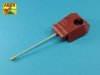 Aber 35L-241 7,5 cm barrel with muzzle brake for Panther Ausf.A (1:35)